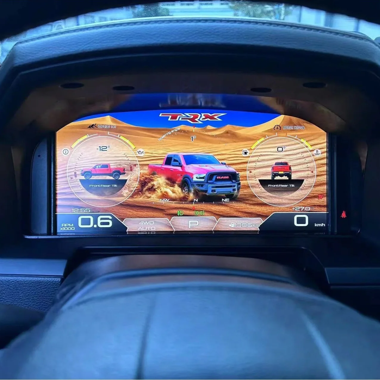 Dodge Ram Digital Cluster Upgrade for 2008-2018 | Speedometer & Dashboard Screen - Image 3