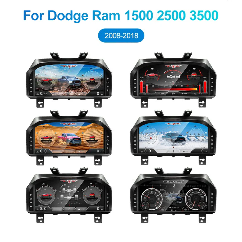 Dodge Ram Digital Cluster Upgrade for 2008-2018 | Speedometer & Dashboard Screen - Image 6