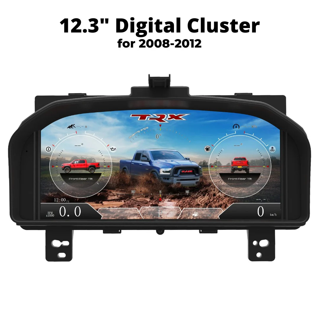 Dodge Ram Digital Cluster Upgrade for 2008-2018 | Speedometer & Dashboard Screen - Image 7