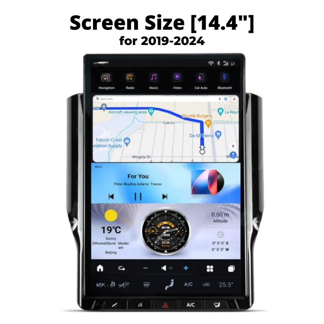 Dodge Ram Tesla Screen 2009-2024 - Image 13