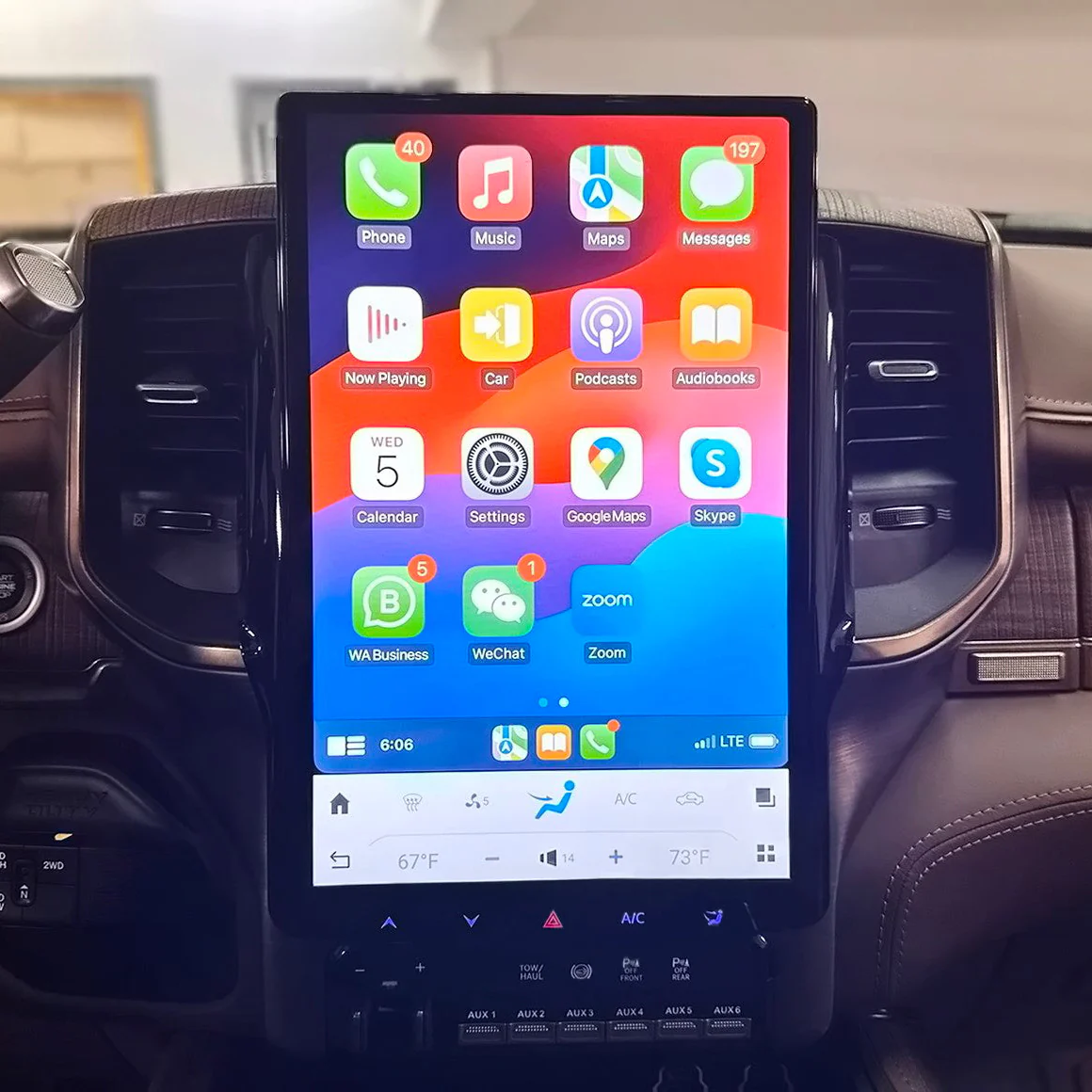 Dodge Ram Tesla Screen 2009-2024 - Image 8
