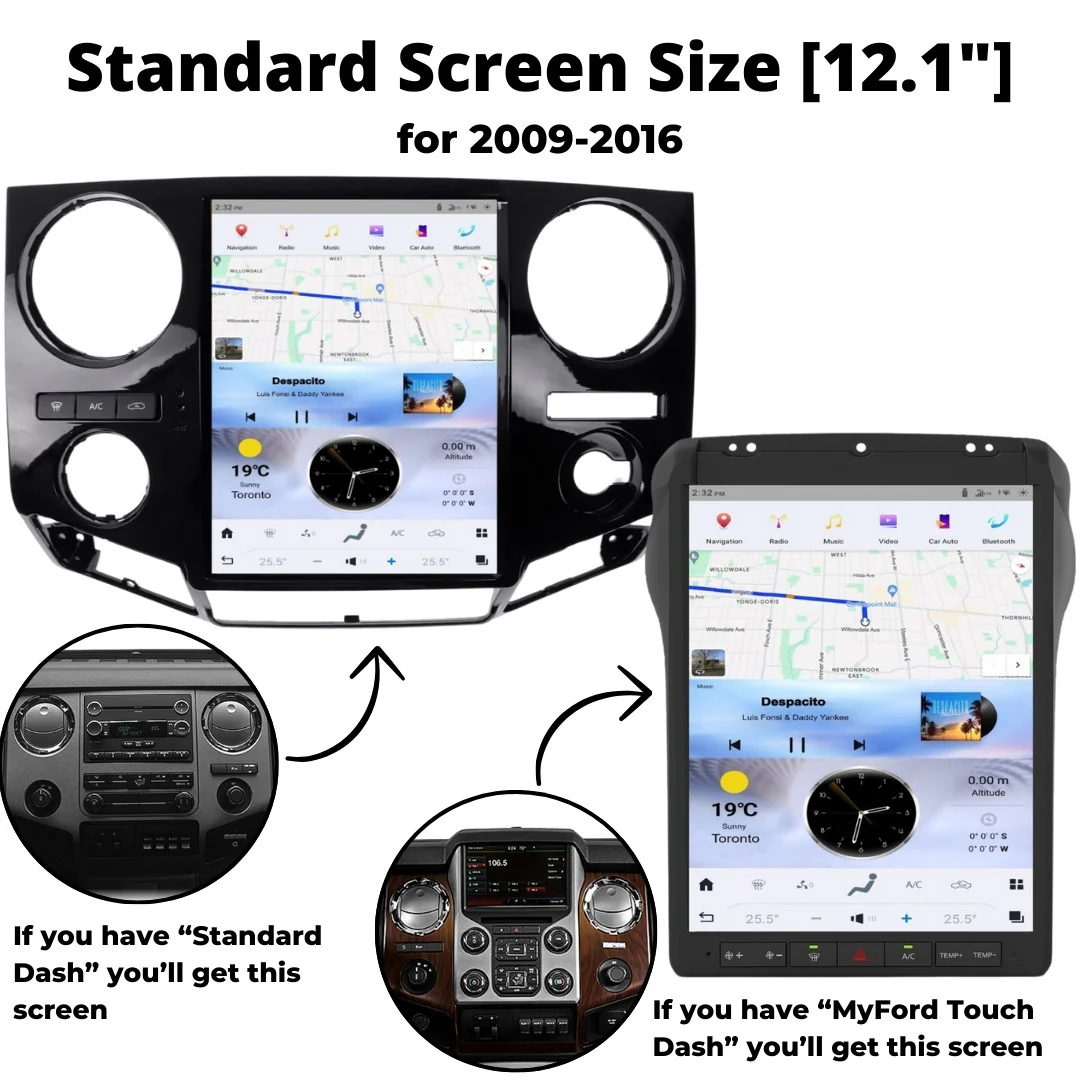 Ford F450 Tesla Screen 2009-2022 - Image 11