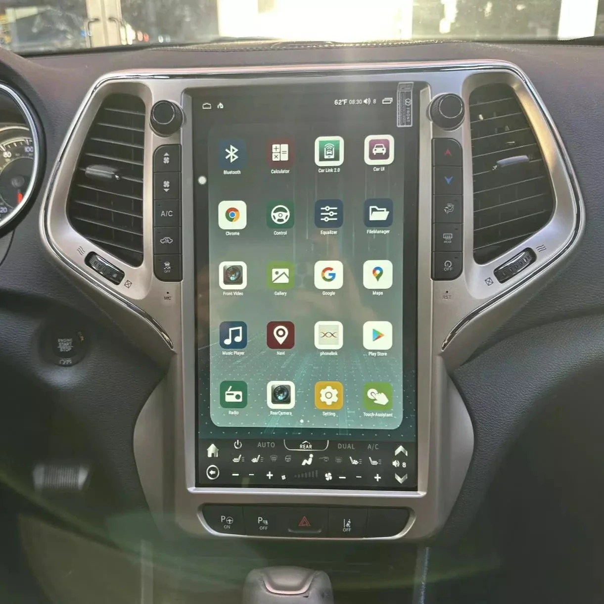 Jeep Cherokee 2014-2020 | Tesla-style Apple Carplay Screen - Image 13