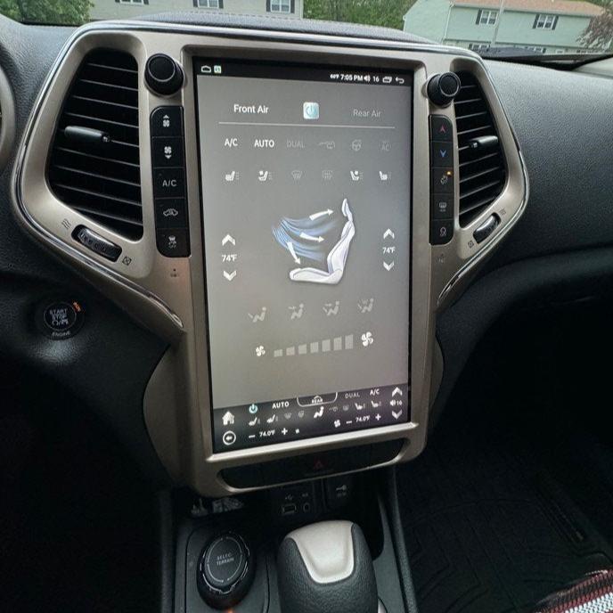 Jeep Cherokee 2014-2020 | Tesla-style Apple Carplay Screen - Image 4