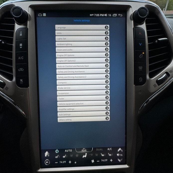 Jeep Cherokee 2014-2020 | Tesla-style Apple Carplay Screen - Image 8