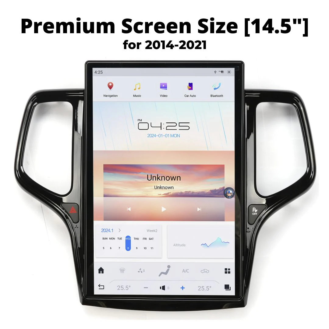 Jeep Grand Cherokee Tesla Screen 2010-2021 - Image 12