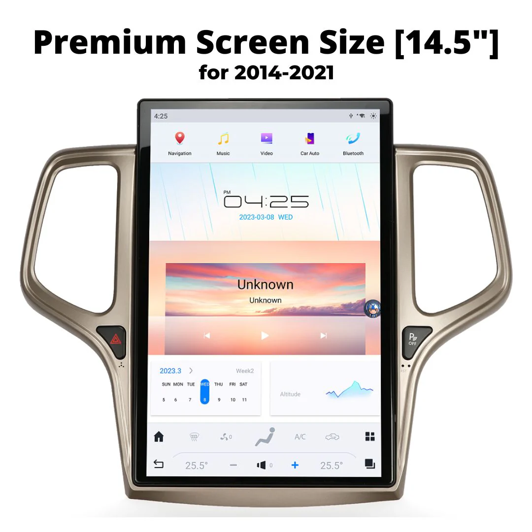 Jeep Grand Cherokee Tesla Screen 2010-2021 - Image 13