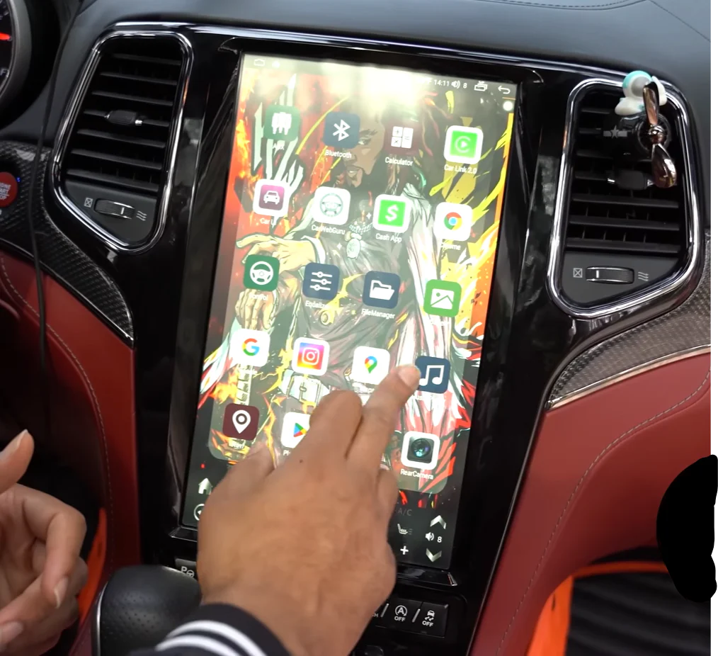 Jeep Grand Cherokee Tesla Screen 2010-2021 - Image 6