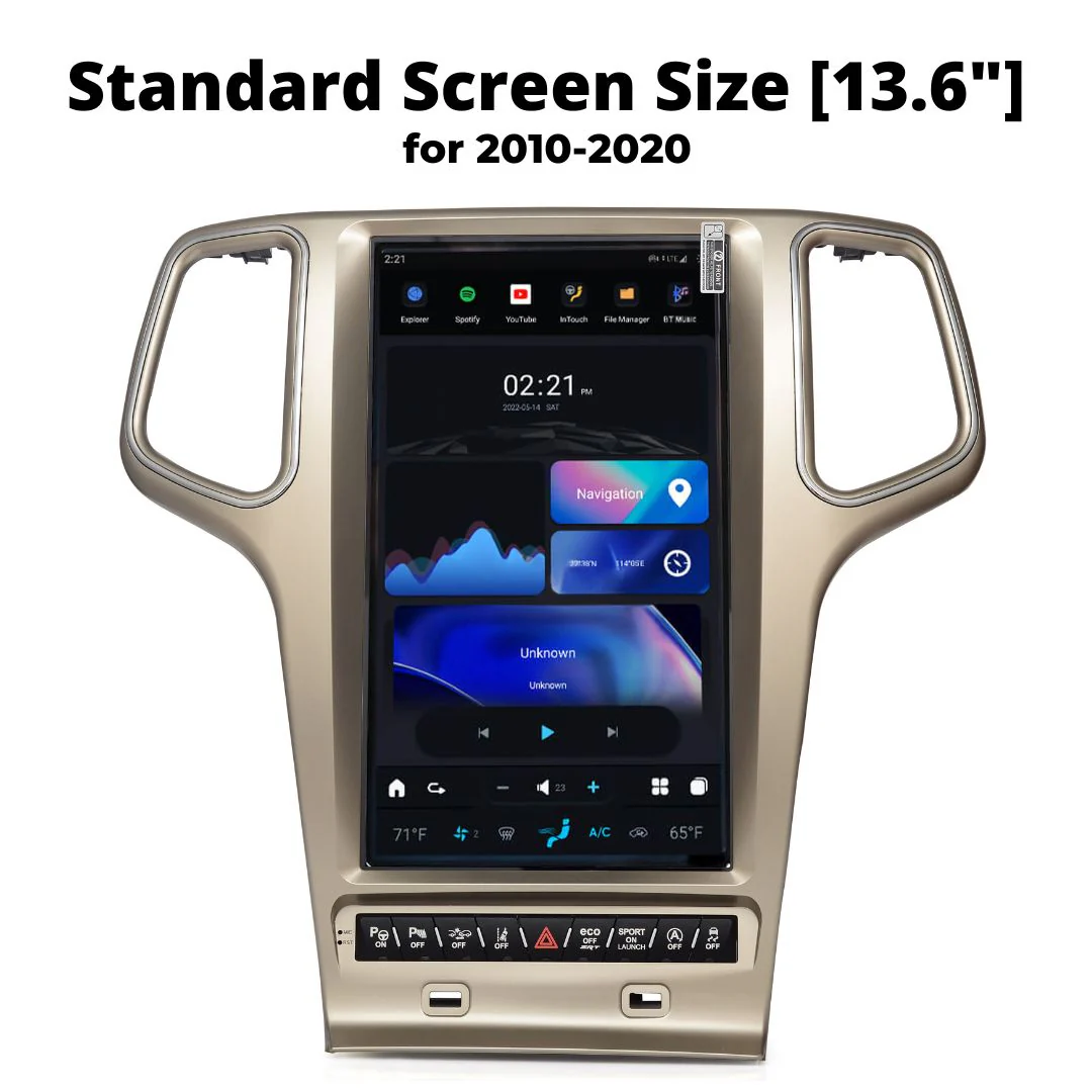 Jeep Grand Cherokee Tesla Screen 2010-2021 - Image 9