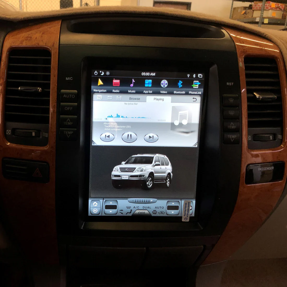 Lexus GX 2002-2019 | Tesla-style Apple Carplay Screen - Image 5