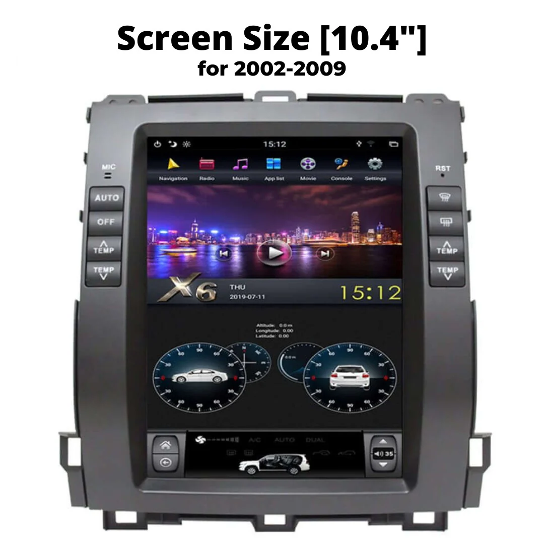 Lexus GX 2002-2019 | Tesla-style Apple Carplay Screen - Image 9
