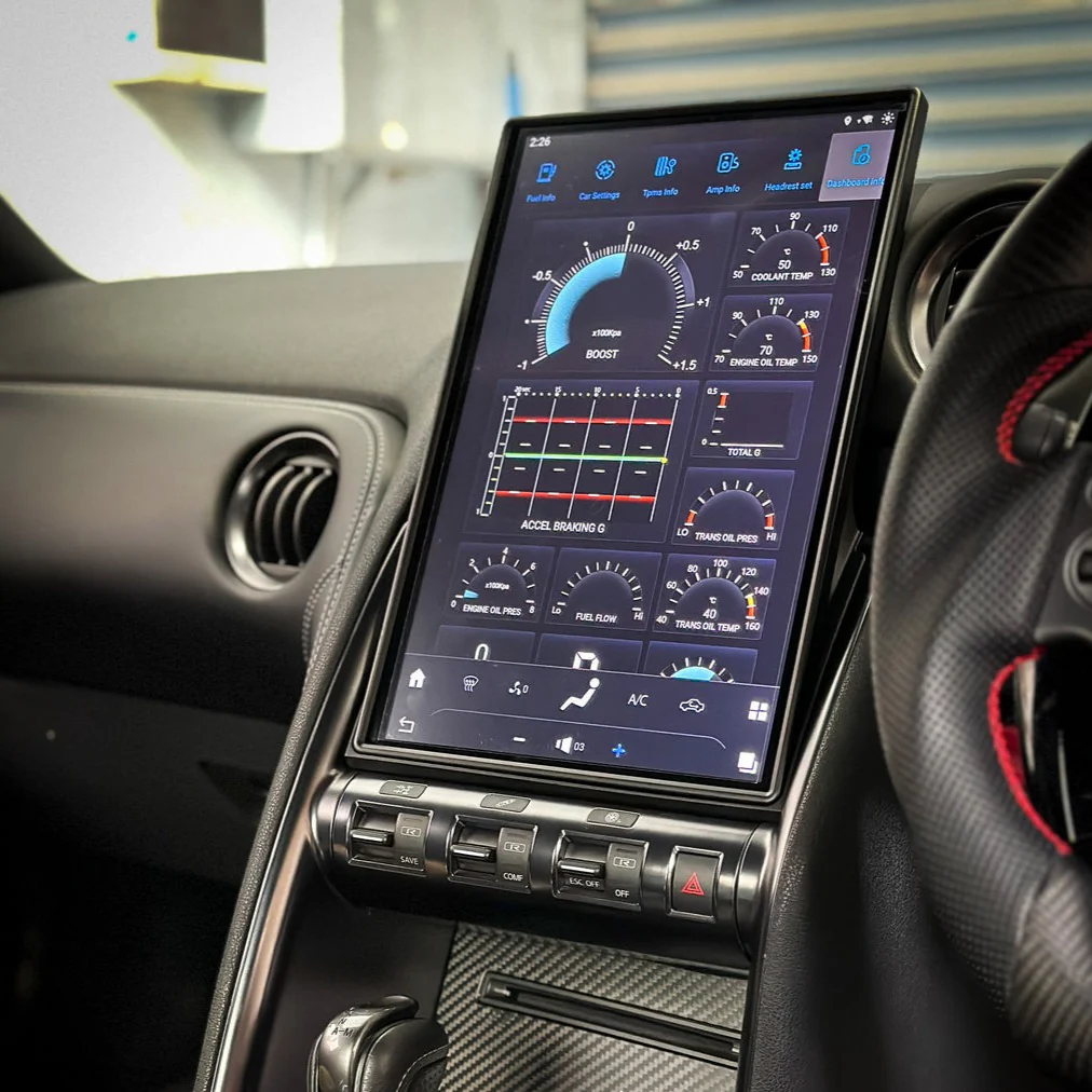 Nissan GT-R 2008-2017 | 14.5" Tesla-style Apple Carplay Screen - Image 3
