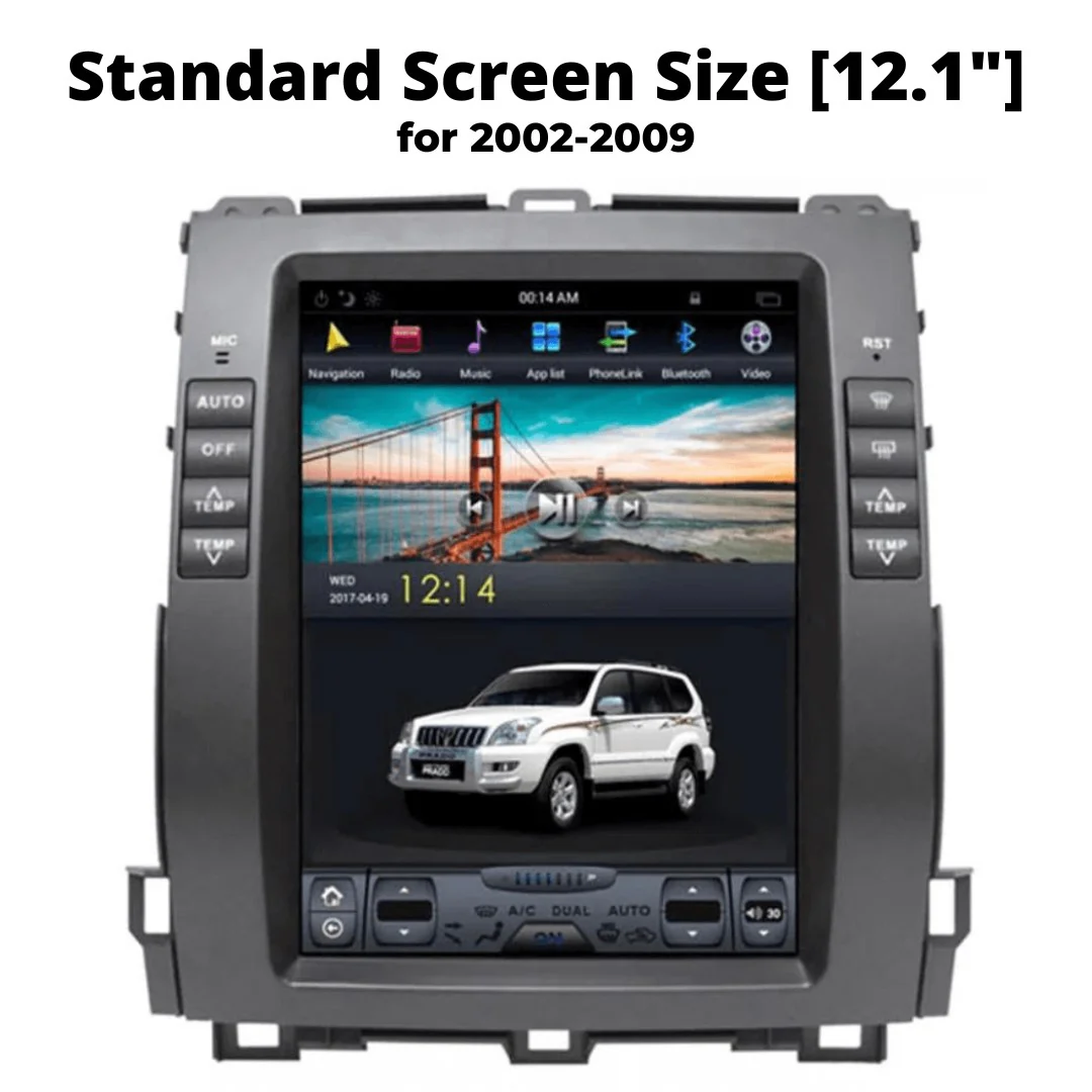 Toyota Prado 2002-2018 | Tesla-style Apple Carplay Screen - Image 10